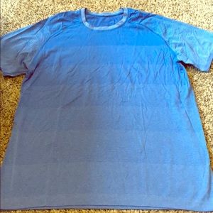 Blue men’s lululemon shirt. Like new